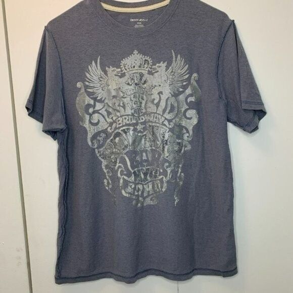 DKNY Jeans Men's Graphic NY Broadway Tee Size Small - Picture 2 of 6